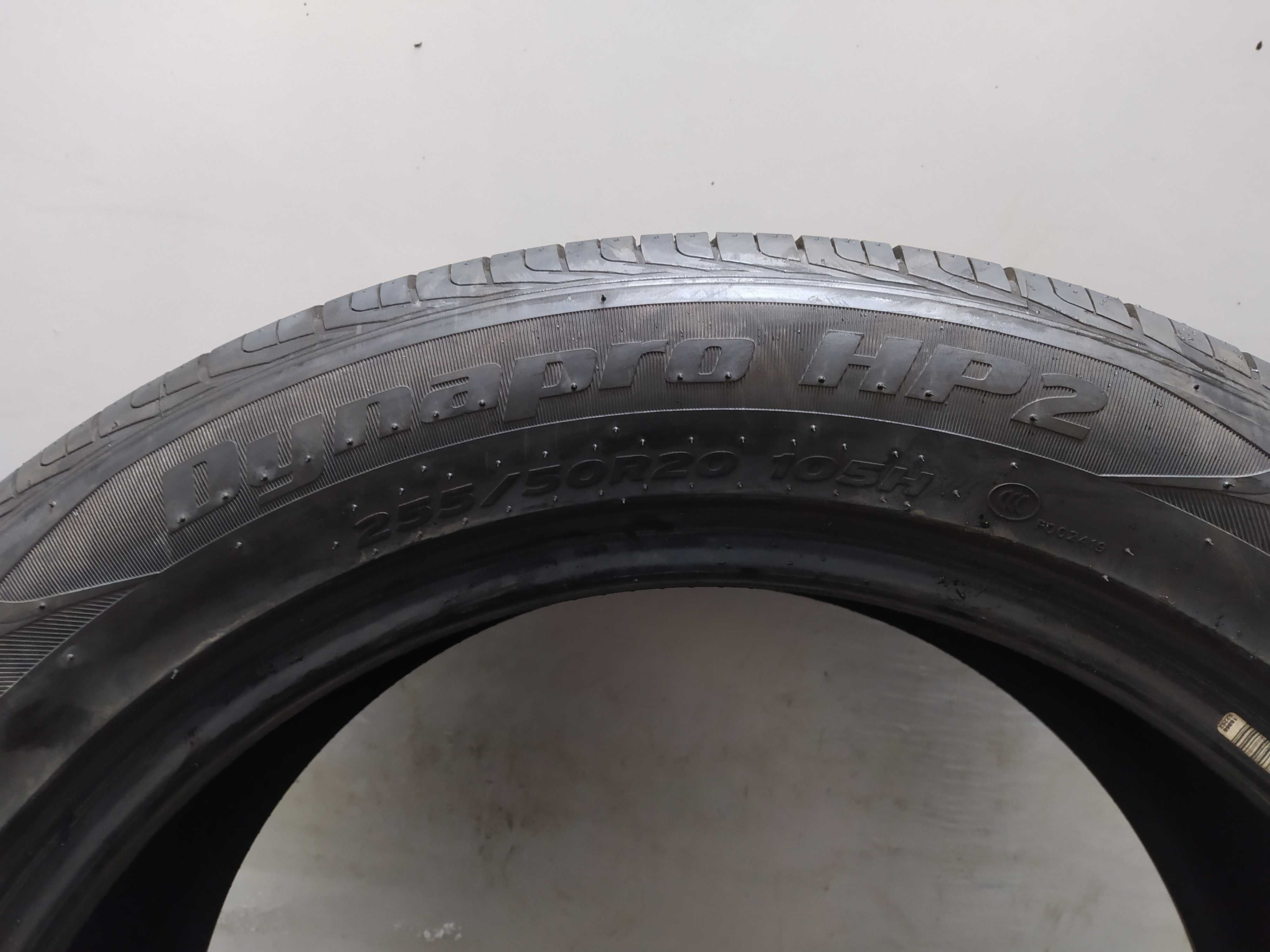 4x255/50R20 Hankook Dynapro HP2, 2019 rok, Jak Nowe