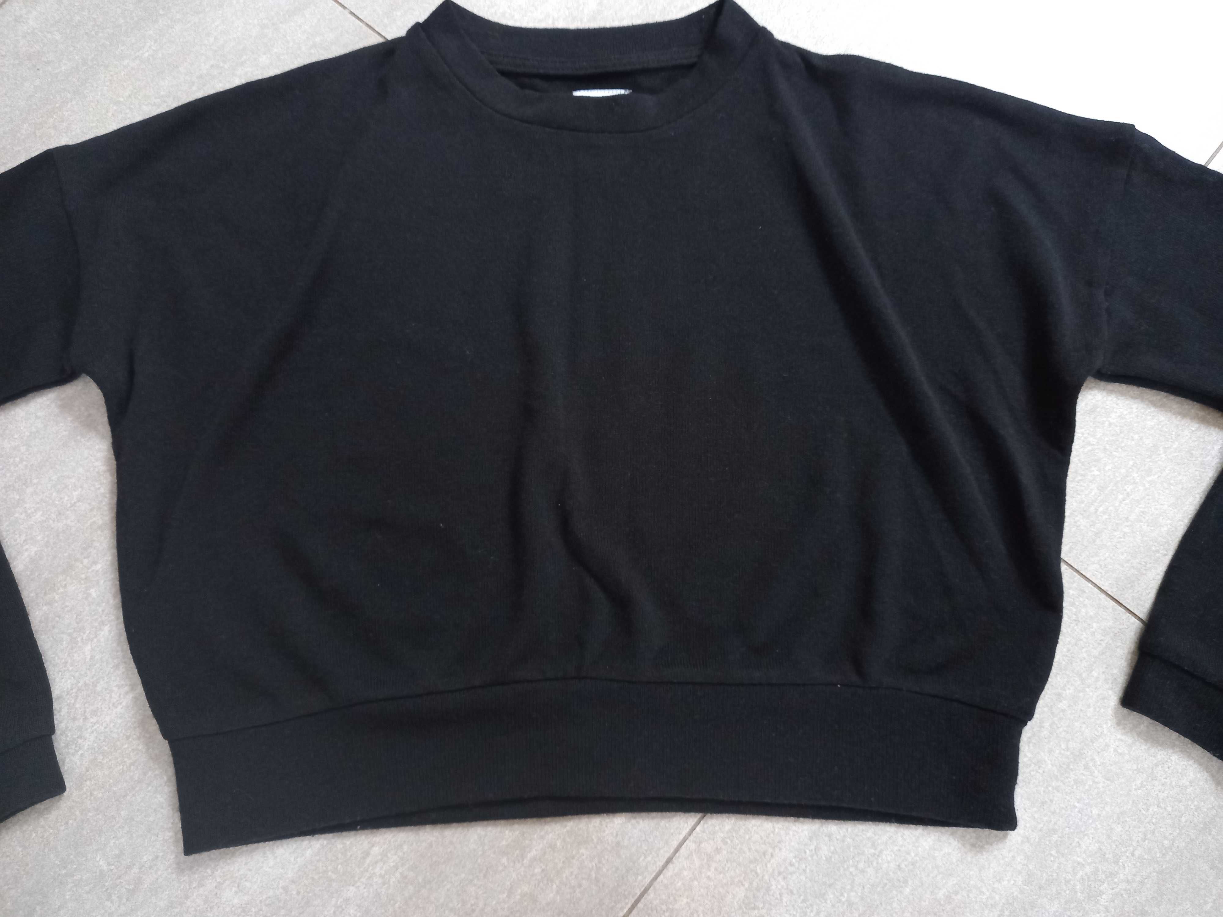 Czarny Krótki sweter Sinsay 36
