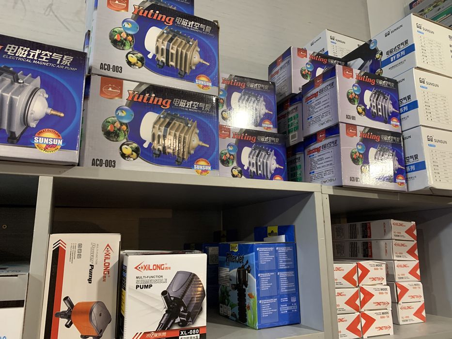 Набор оборудования содержания выращивания креветки Розенберга до 4000л