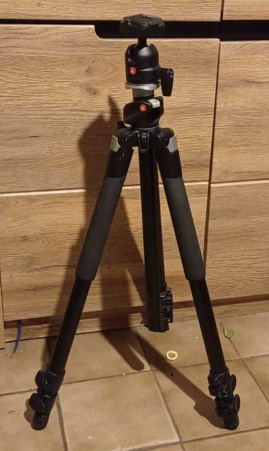 Statyw Manfrotto 055XPROB + głow Manfrotto 486RC2 z płytką lub zamiana