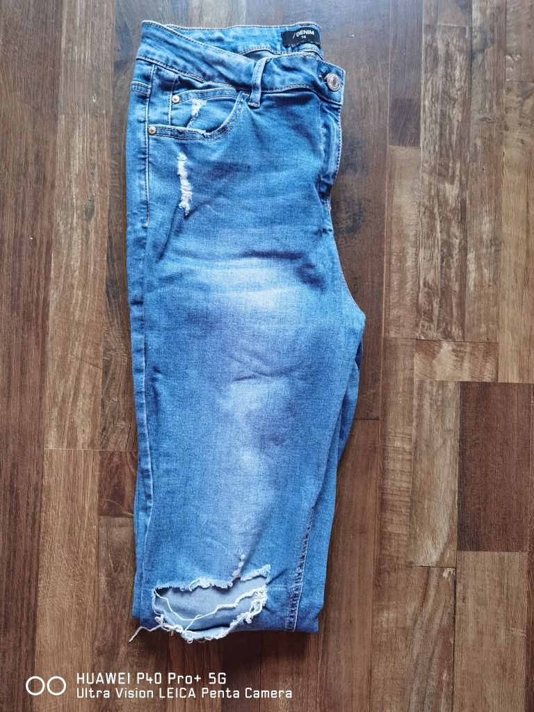 Spodnie jeans damskie