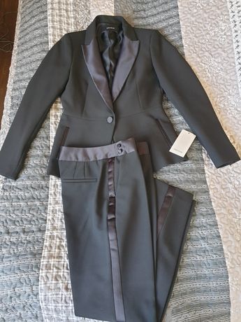Elegancki garnitur smokingowy Zara rozmiar 38