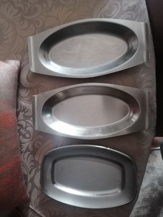 6 Travessas em inox