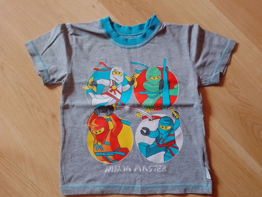 Koszulki T-shirty krótki rękaw r. 98-104 cm 7 szt.