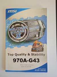 Manual, instrukcja do płyty głównej MSI 970A-G43