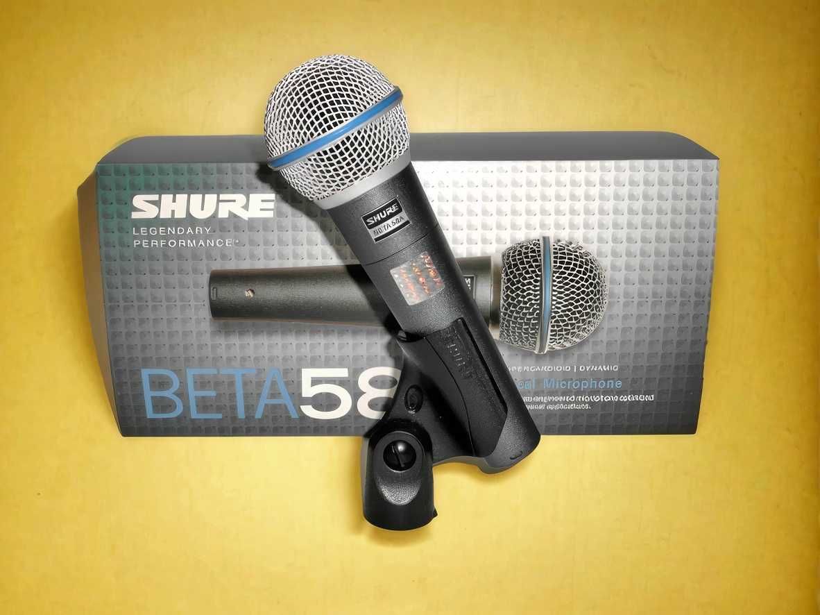 SHURE BETA 58A микрофон динамический (Новый, Мексика-Оригинал)