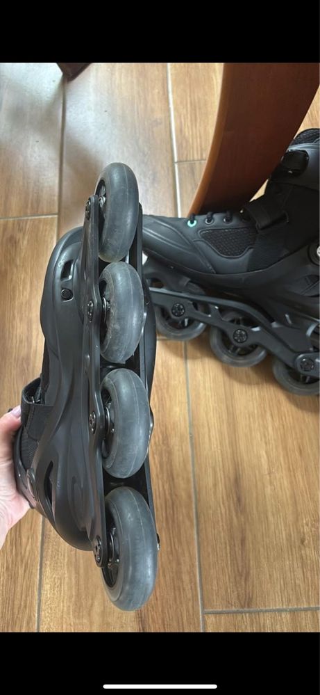 NOWE rolki Oxelo rozmiar 39 + kask i ochraniacze