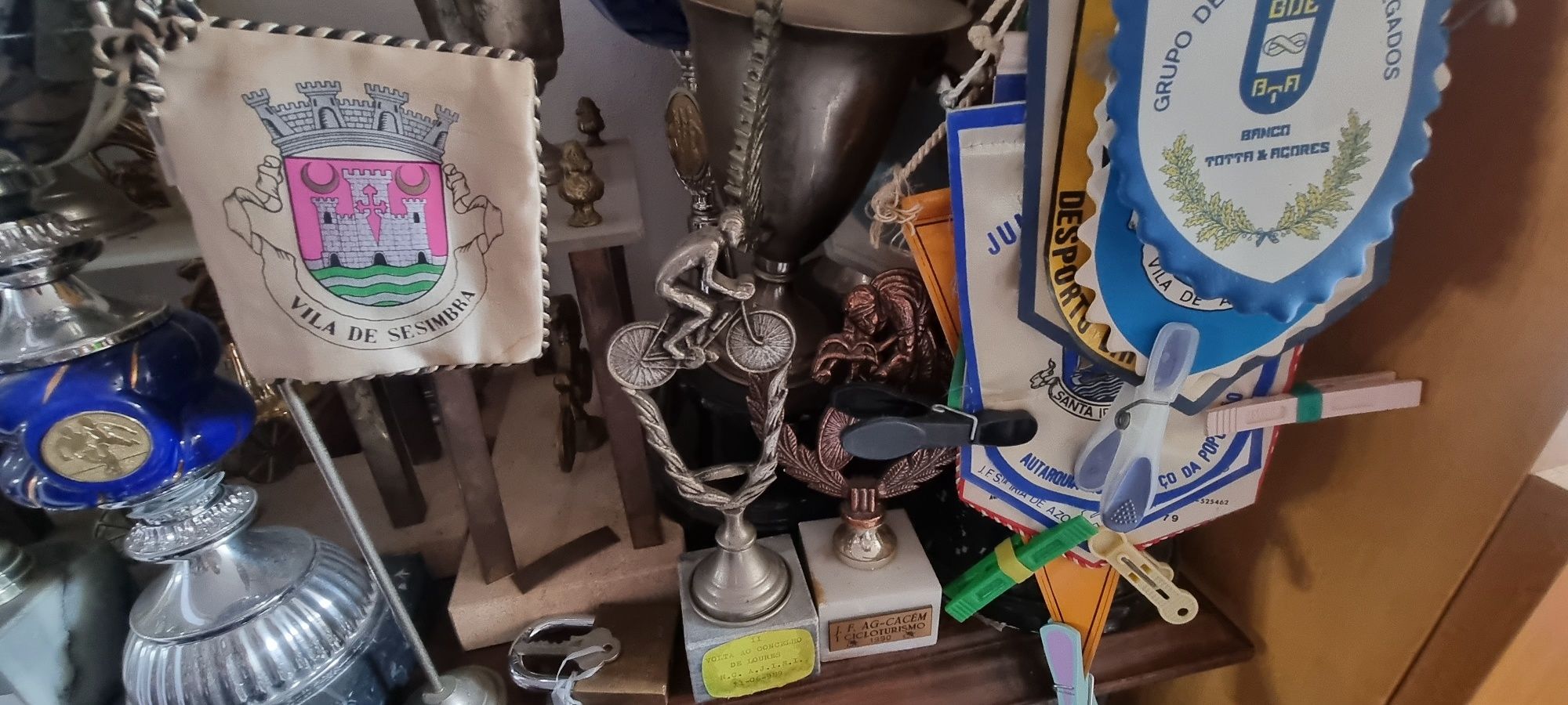 Troféus várias taças