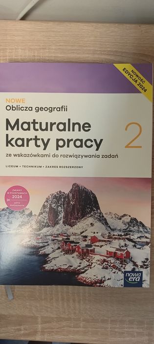 Oblicza geografii 2 maturalne karty pracy