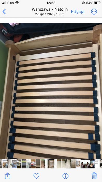 Łózko dzieviece 80x180