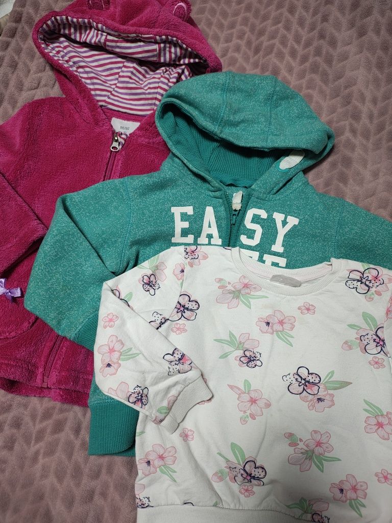 3 bluzy r. 86/92