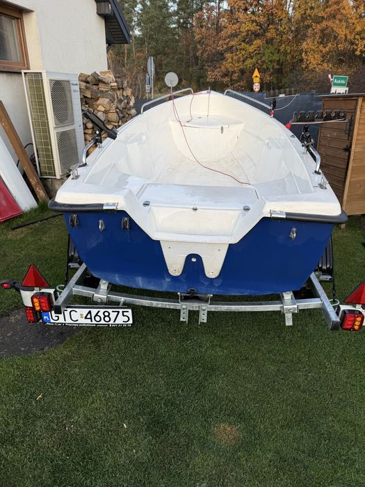 Łódka wędkarska łódź alfa 395