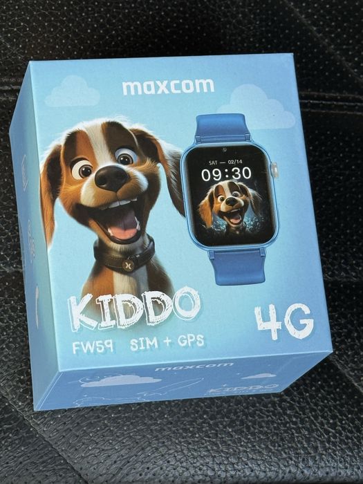 Maxcom FW59 Kiddo 4G Smartwatch dla dziecka Niebieski Wideo GPS SOS