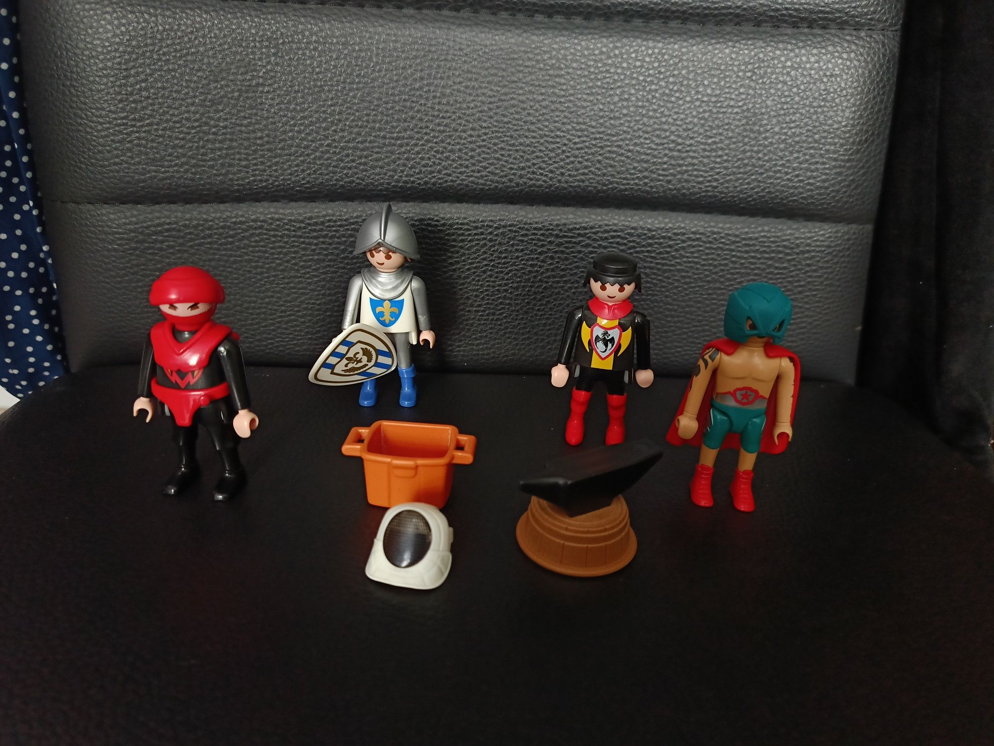 Figurki, ludziki jak Playmobile, rycerz, ninja