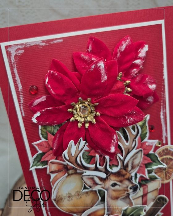 Kartka składana premium DL Boże Narodzenie z miejscem na pieniądze