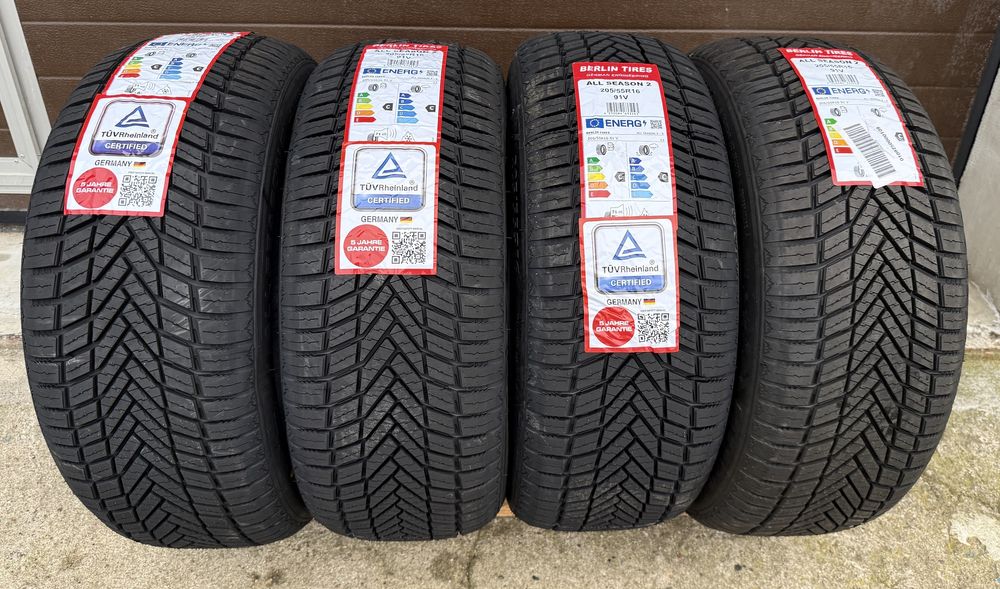 4x opony wielosezonowe 205/55 r16 91V Berlin Tires German (NOWE)