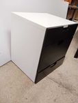 Komoda szafka Ikea szuflady 60x65 biało-czarna komody szafki szuflady