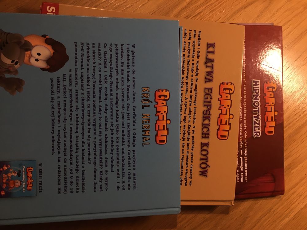 Garfield Zestaw 3 ksiązek Ewa Markowska tanio dostępne