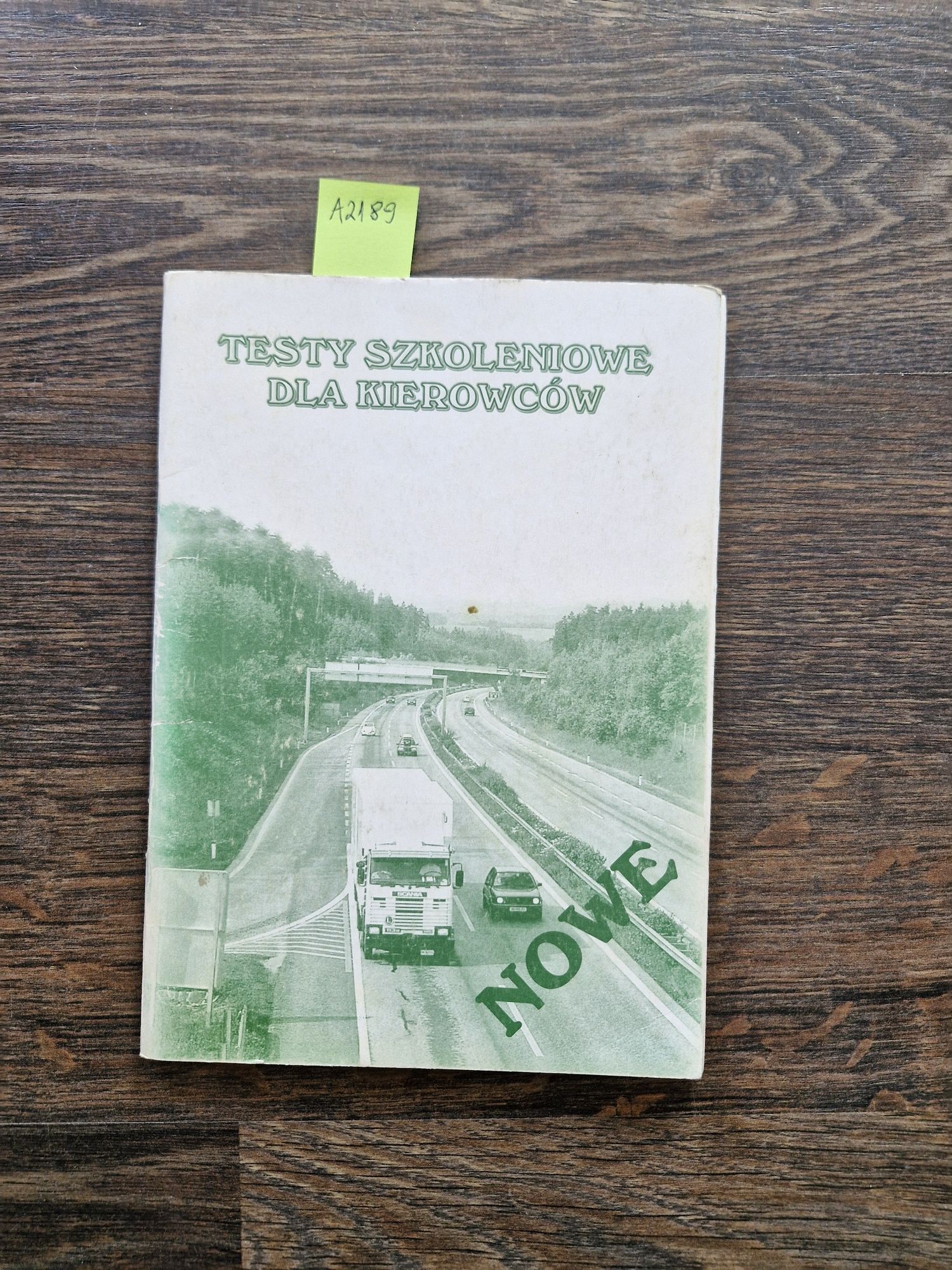 A2189. "Testy szkoleniowe dla kierowców"