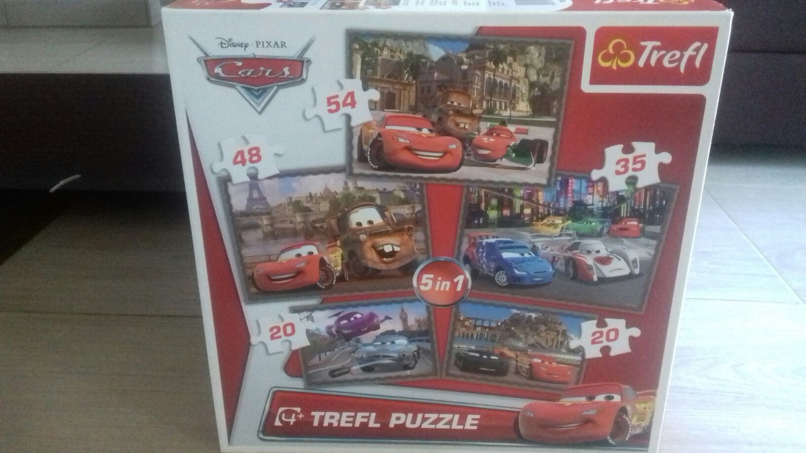 Puzzle Trefl auta Cars  5 w 1