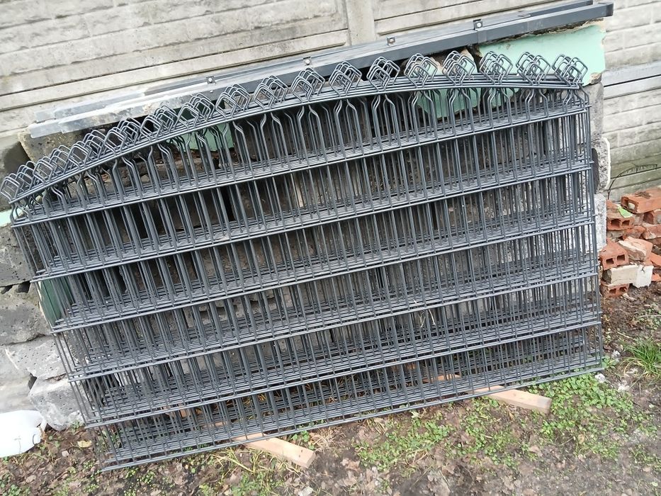 8 sztuk panel  ogrodzeniowy 2D 5mm malowany proszkowo