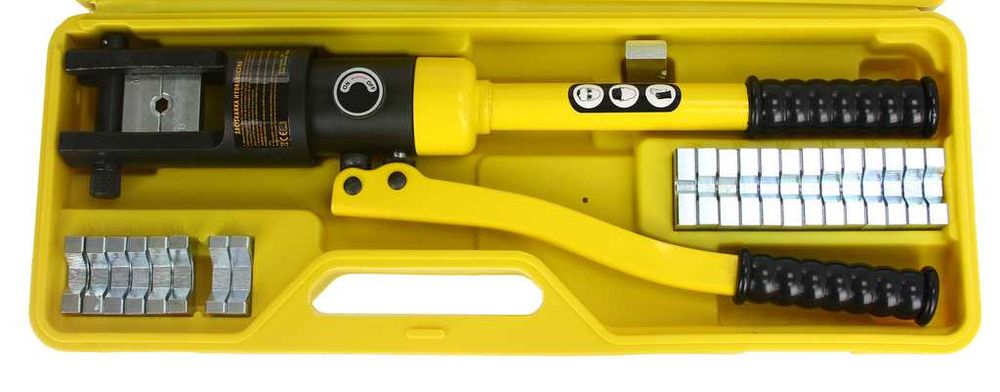 Zaciskarka hydrauliczna praska do kabli 18 t sześciokątna walizka