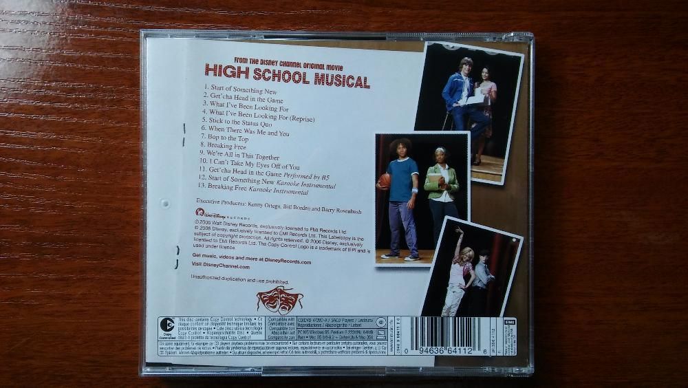 CD High School Music- Disney Channel, Original Movie