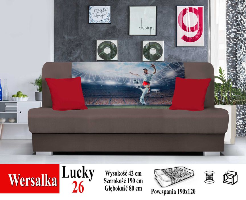 Wersalka, sofa, kanapa, łóżko, leżanka rozkładana, HIT, PROMOCJA