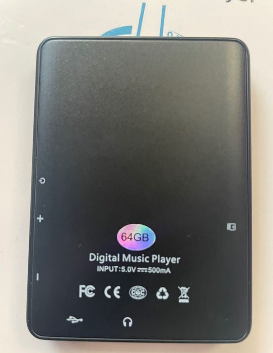 MP3-плеєр на 64 ГБ Bluetooth 5.3,, звук Hi-Fi без втрат, FM-радіо