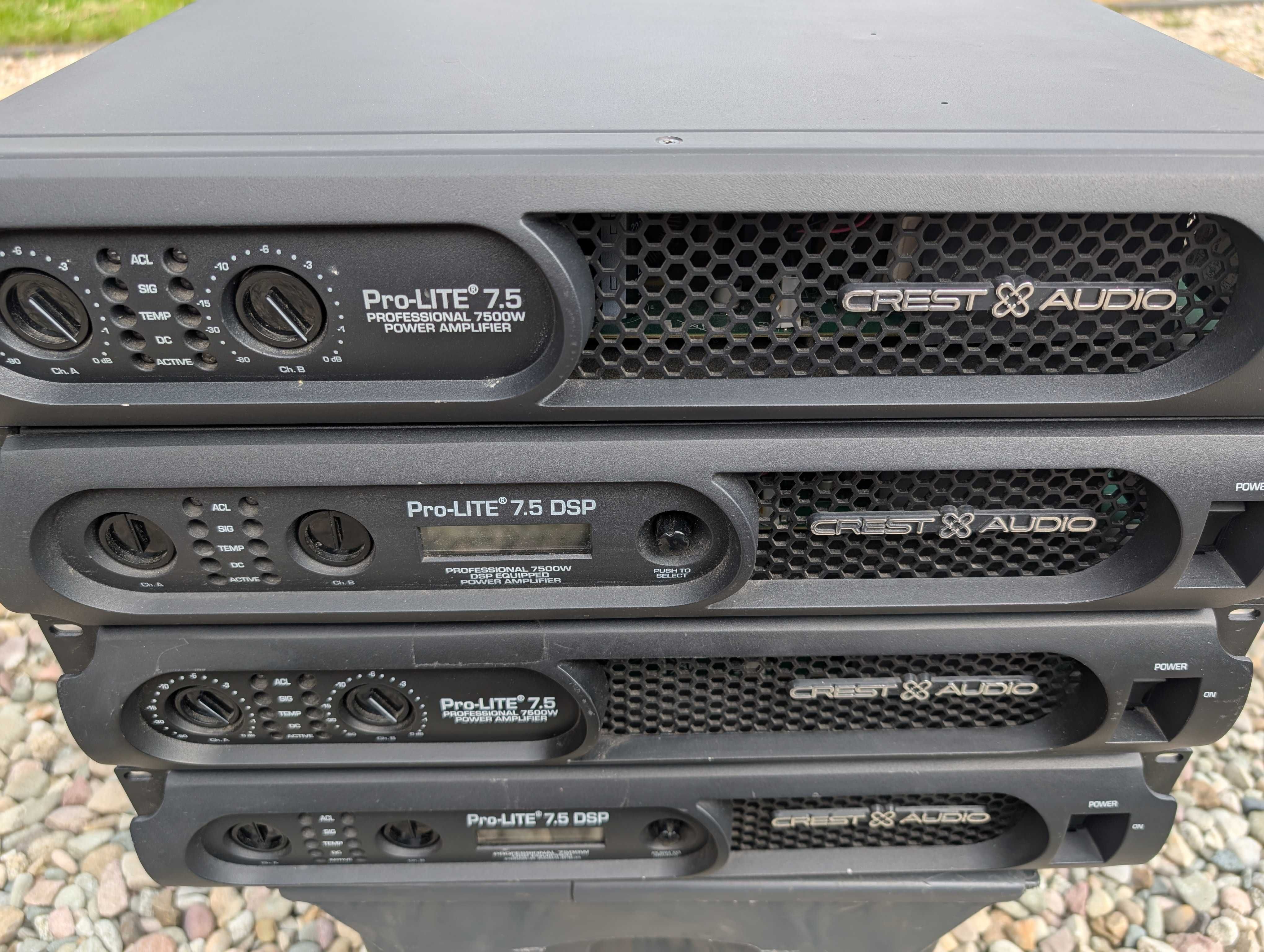 2x Crest Pro-Lite 7.5 + 2x Crest Pro-Lite 7.5 DSP