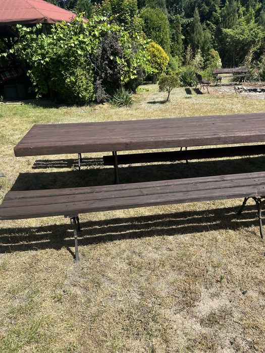 Lawki ze stolem ogrodowe