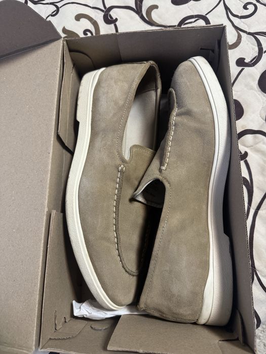 Мужские лоферы замш