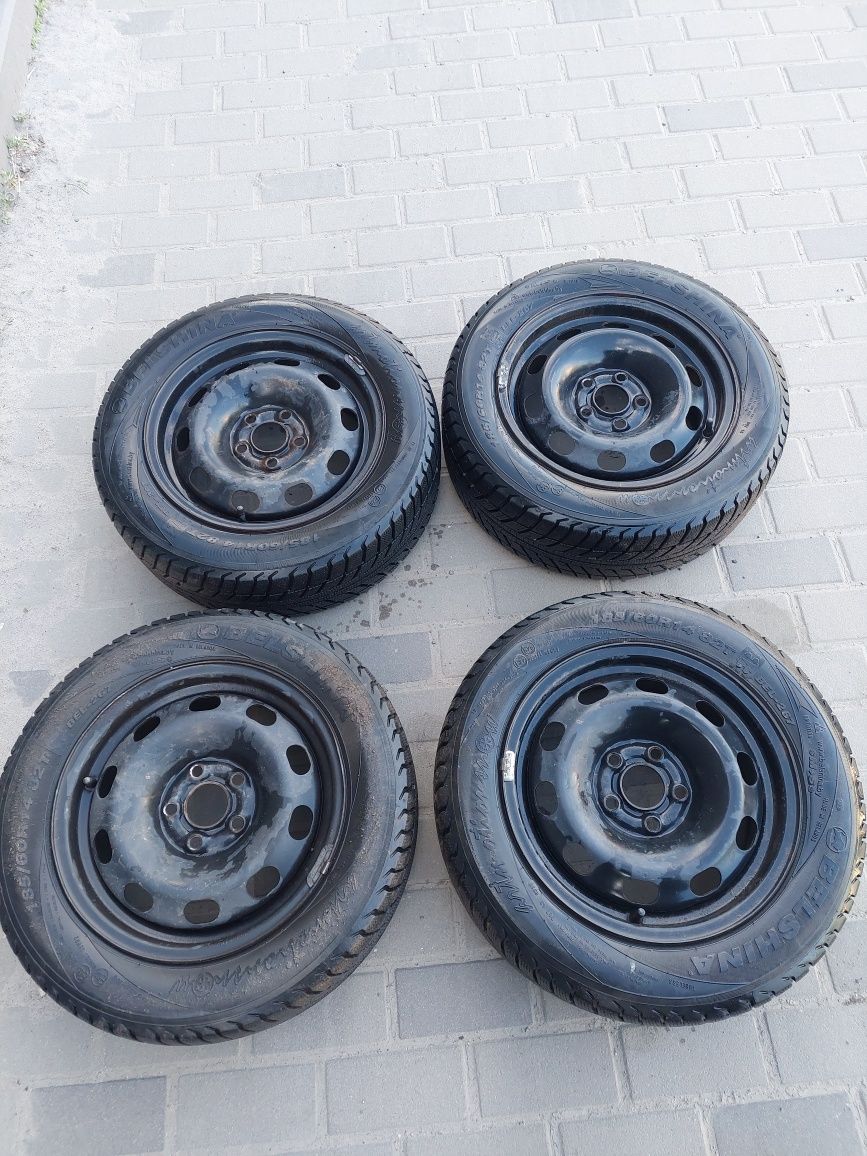 Коплект Зима 185х60 r14 5х100 r14 skoda vw seat