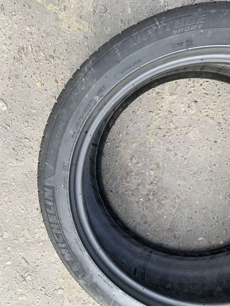 Шини 275/45 R21 Michelin 2021p літо 6,5мм