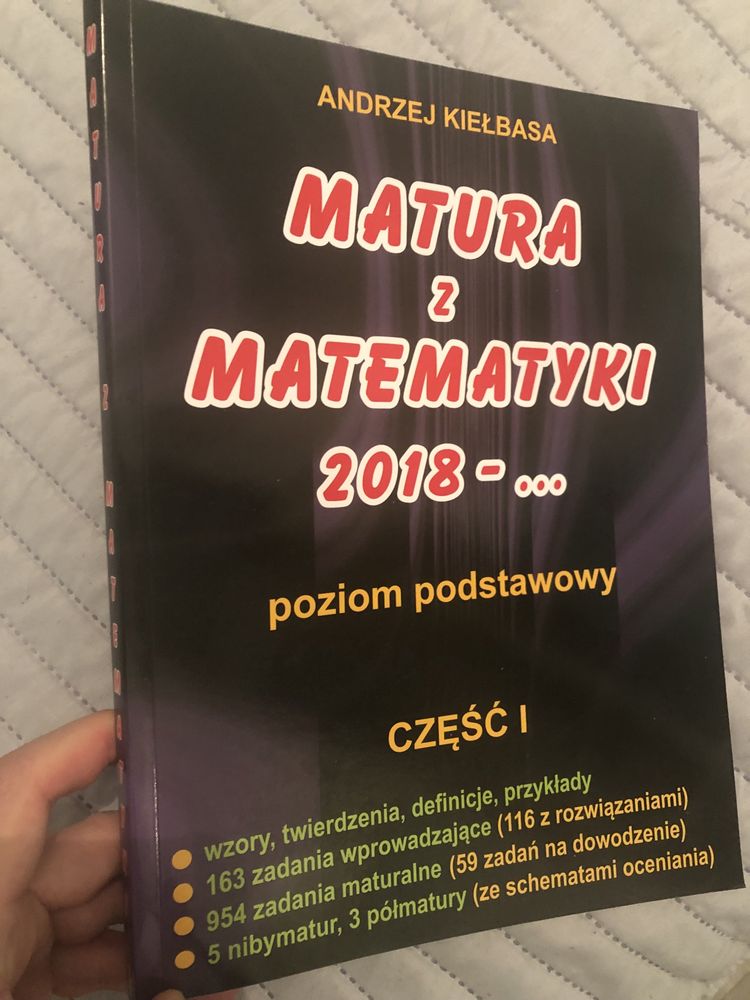 Andrzej Kiełbasa Matura z matenatyki 2018-… poziom podstawowy czesc I