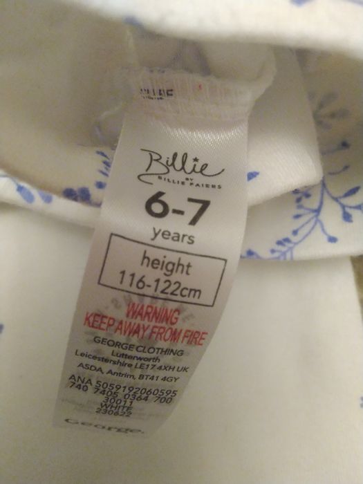 Пижама на девочку 5-6 лет