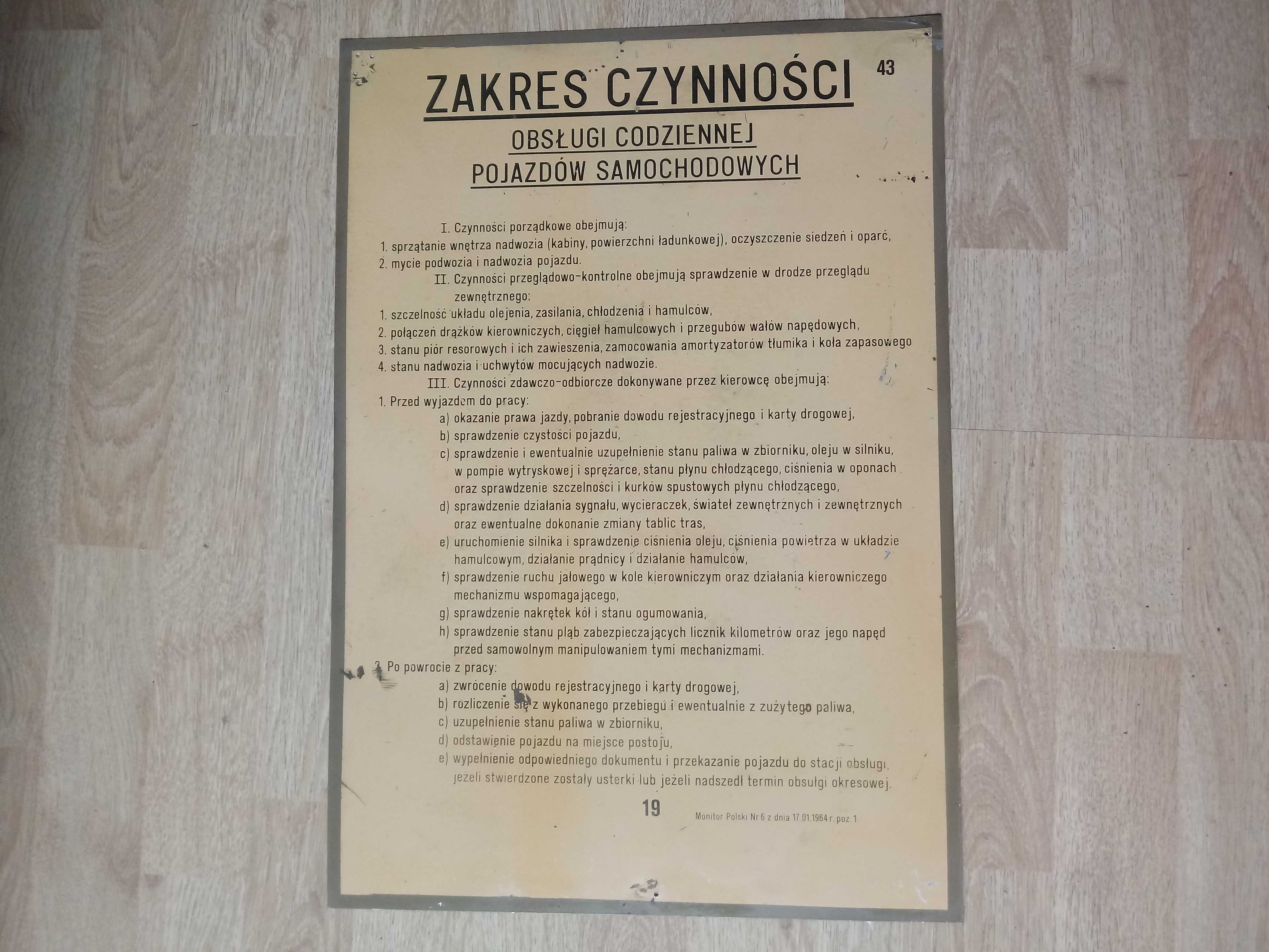 Zabytkowe Tablice Informacyjne 3 szt. Zestaw  PRL Oryginał !!