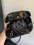 Torebka Juicy Couture czarna zamszowa złota nowa oryginalna