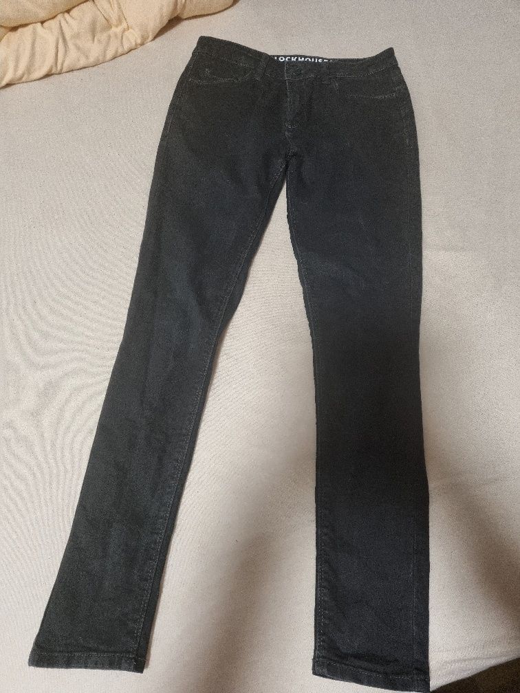Spodnie czarny jeans 38