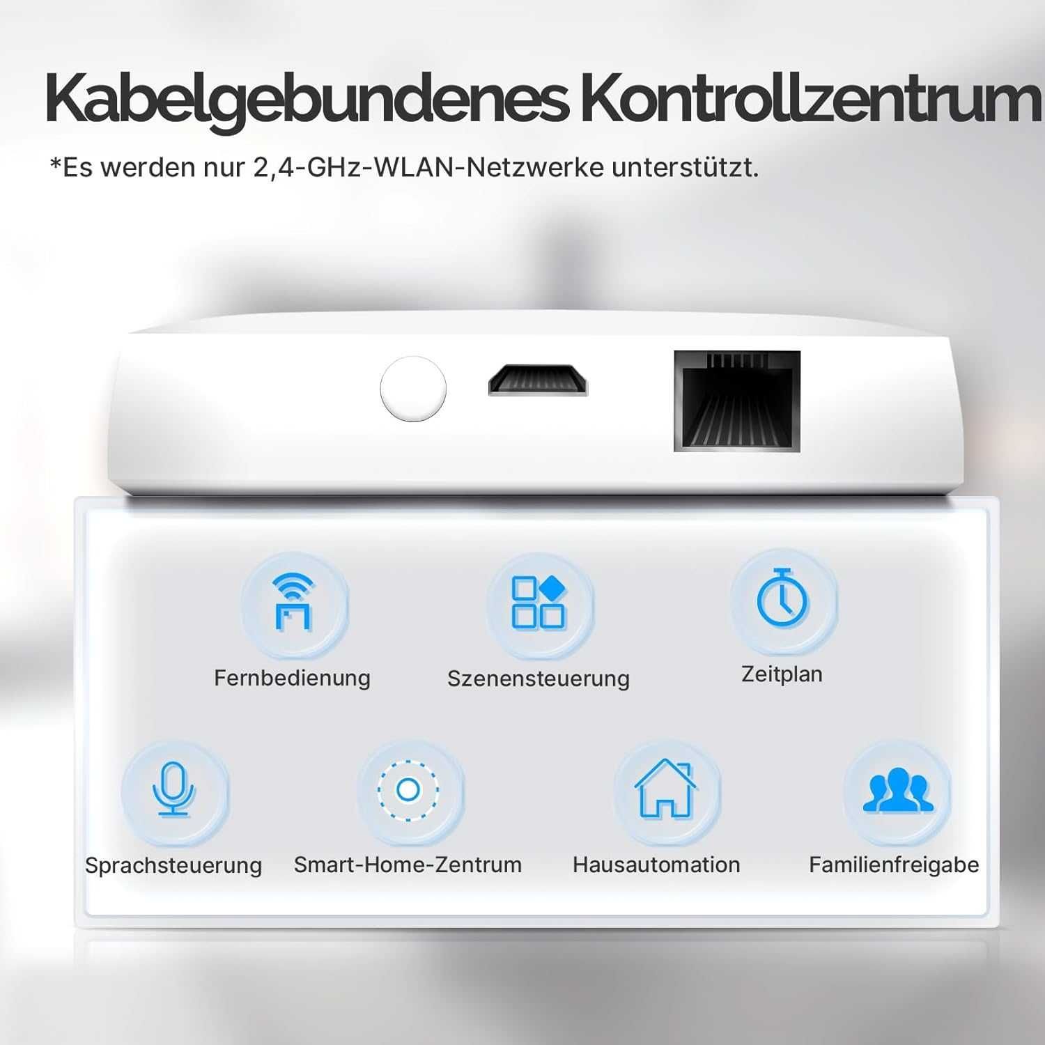Bramka przewodowa Hub Koncentrator Tuya Smart ZigBee z BLE Wi-Fi