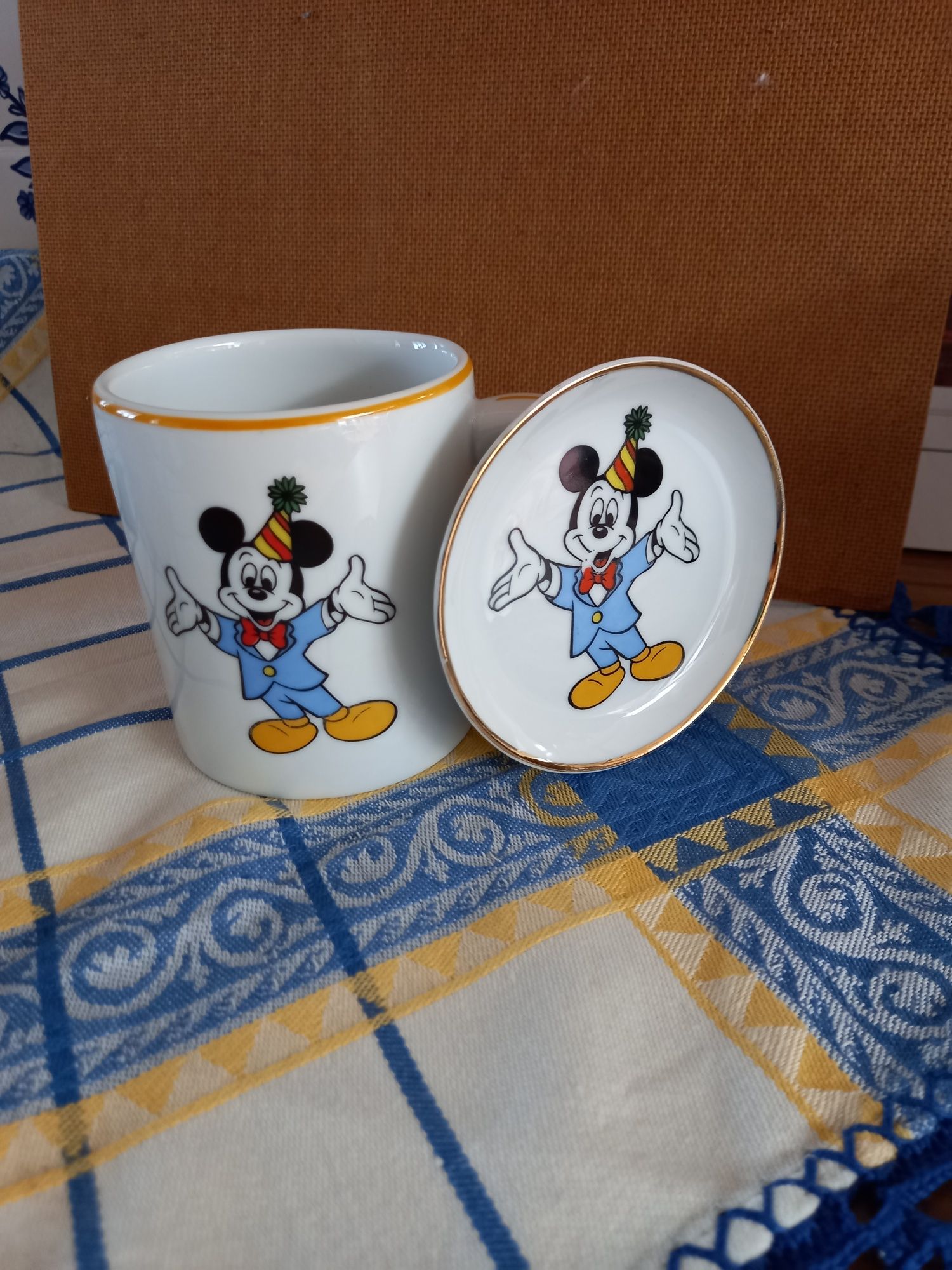 Conjunto Mickey- caneca/prato