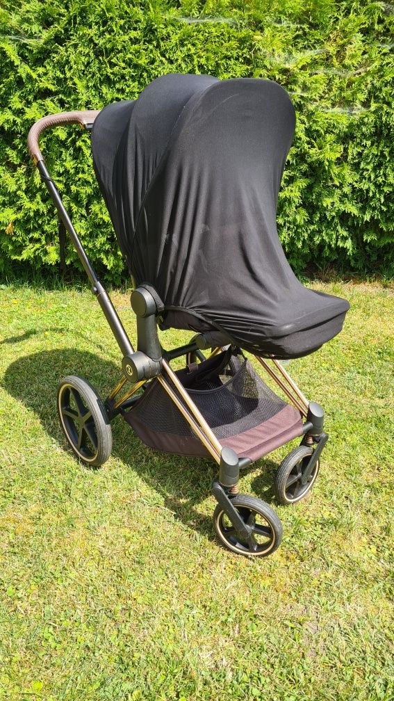 Wózek Cybex Priam 2.0 Rose Gold Spacerówka DeepBlack