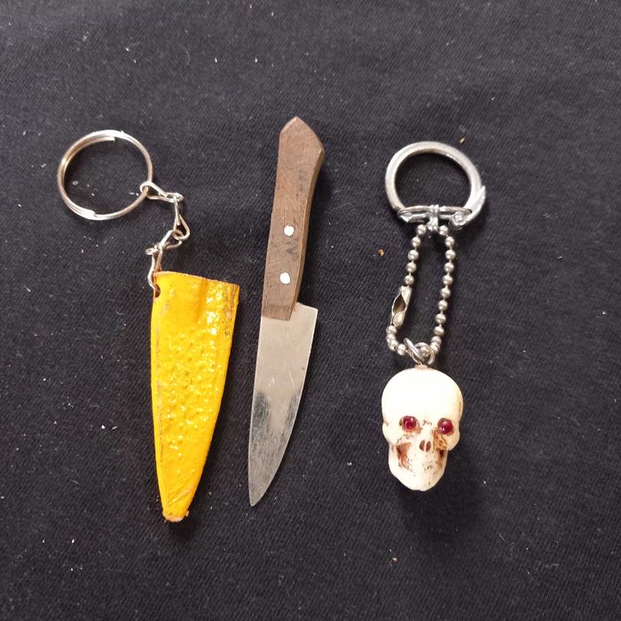 Conjunto de 2 porta-chaves