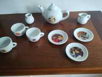 Porcelanowy zestaw do herbaty z księżniczkami