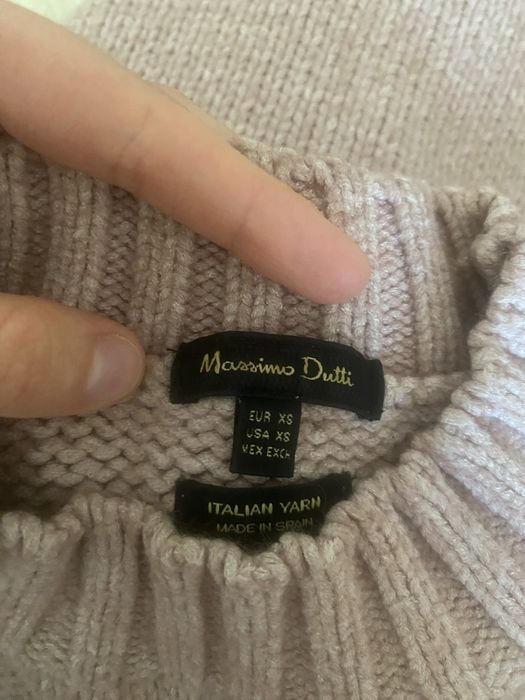 Sweter damski różowy Massimo Dutti rozmiar xs