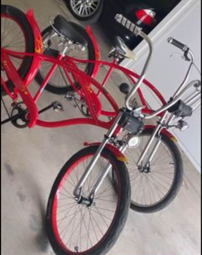 GT. Beach cruiser flame