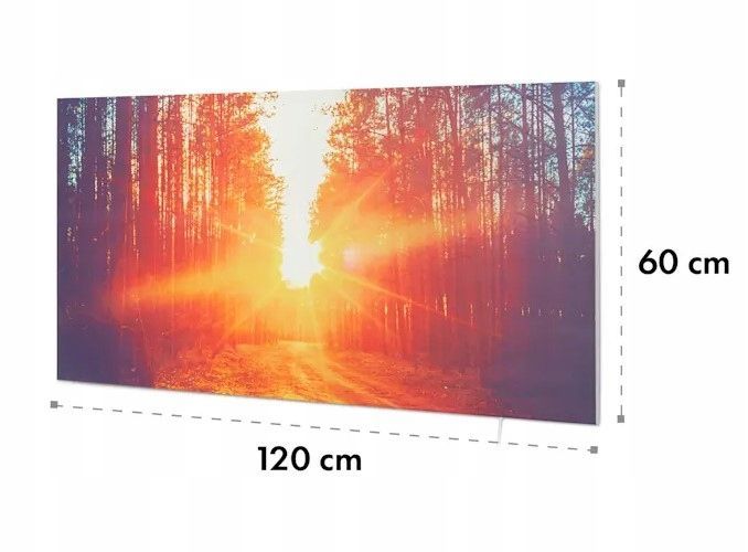 Panel Grzewczy Na Podczerwień Klarstein Grzejnik Promiennik 720W Pilot