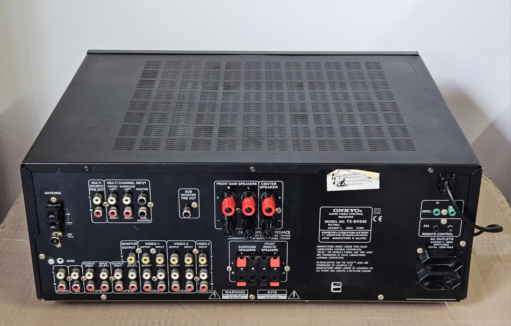 Amplituner Onkyo TX-SV545