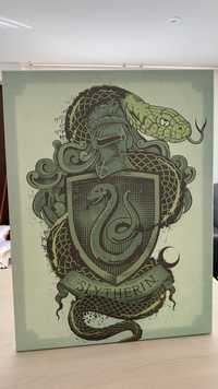 Obraz płótno Harry Potter Herb Slytherin 60x80 cm