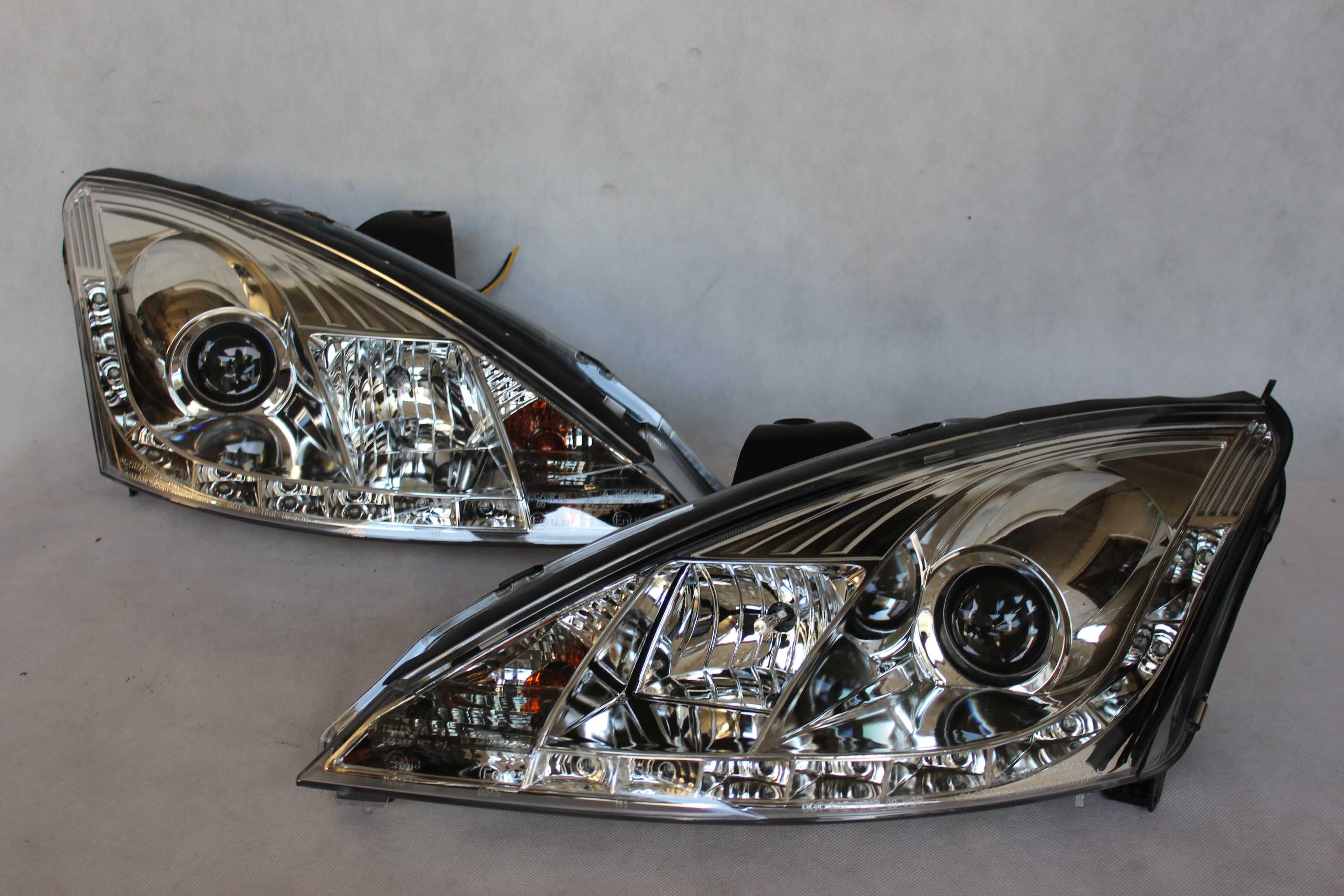 Lampy przednie przód FORD FOCUS I 1 01-04 lift LED Dzienne DRL NOWE!